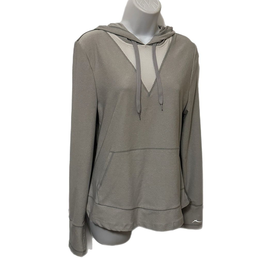 X by Gottex Women's Long‎ Sleeve Hoodie Grey